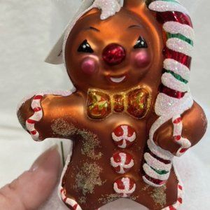 Christopher Radko  Ginger Man Gem Christmas Ornament